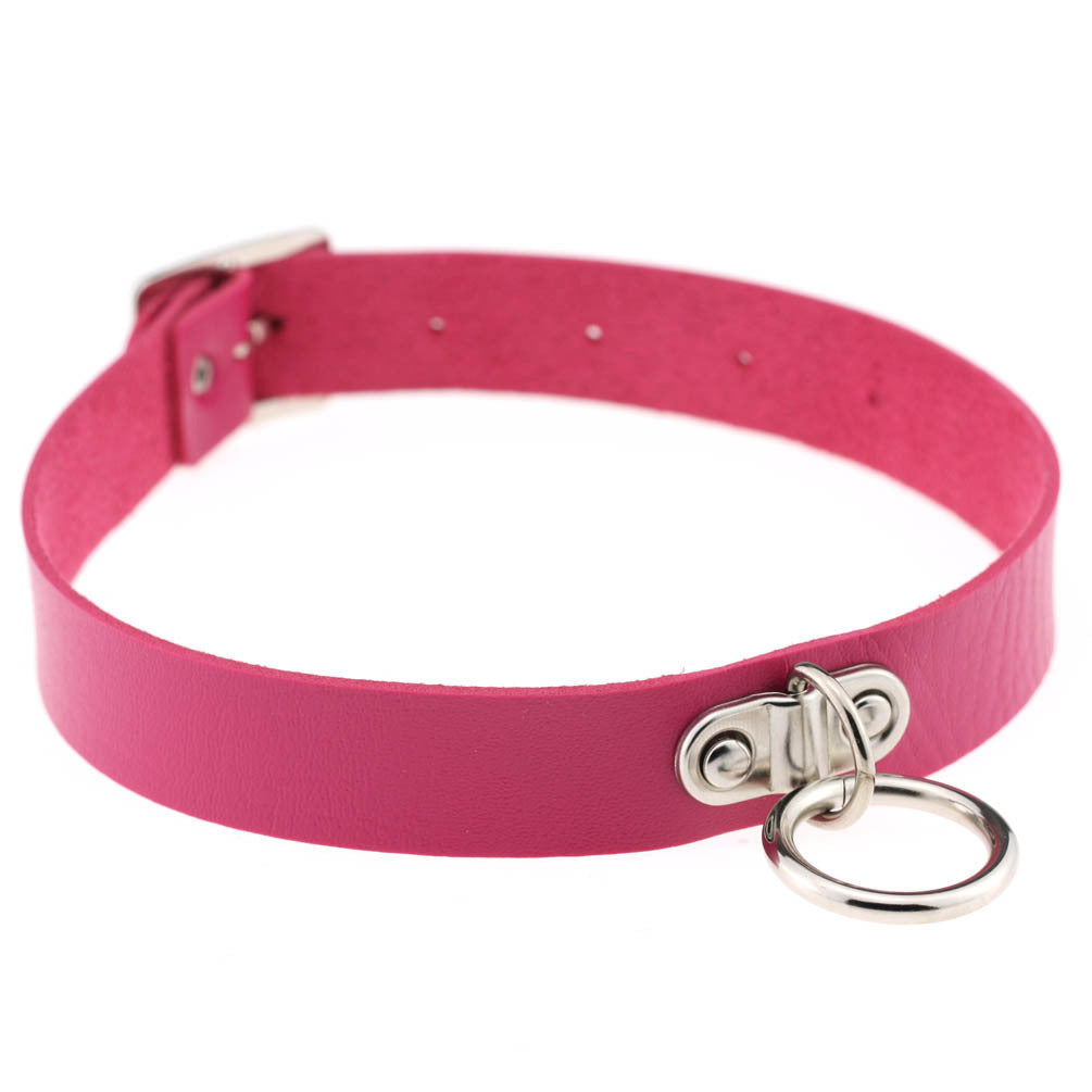 Leather Choker Necklace
