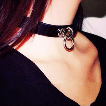Leather Choker Necklace