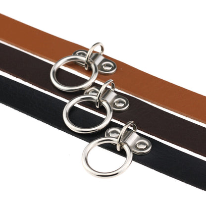 Leather Choker Necklace