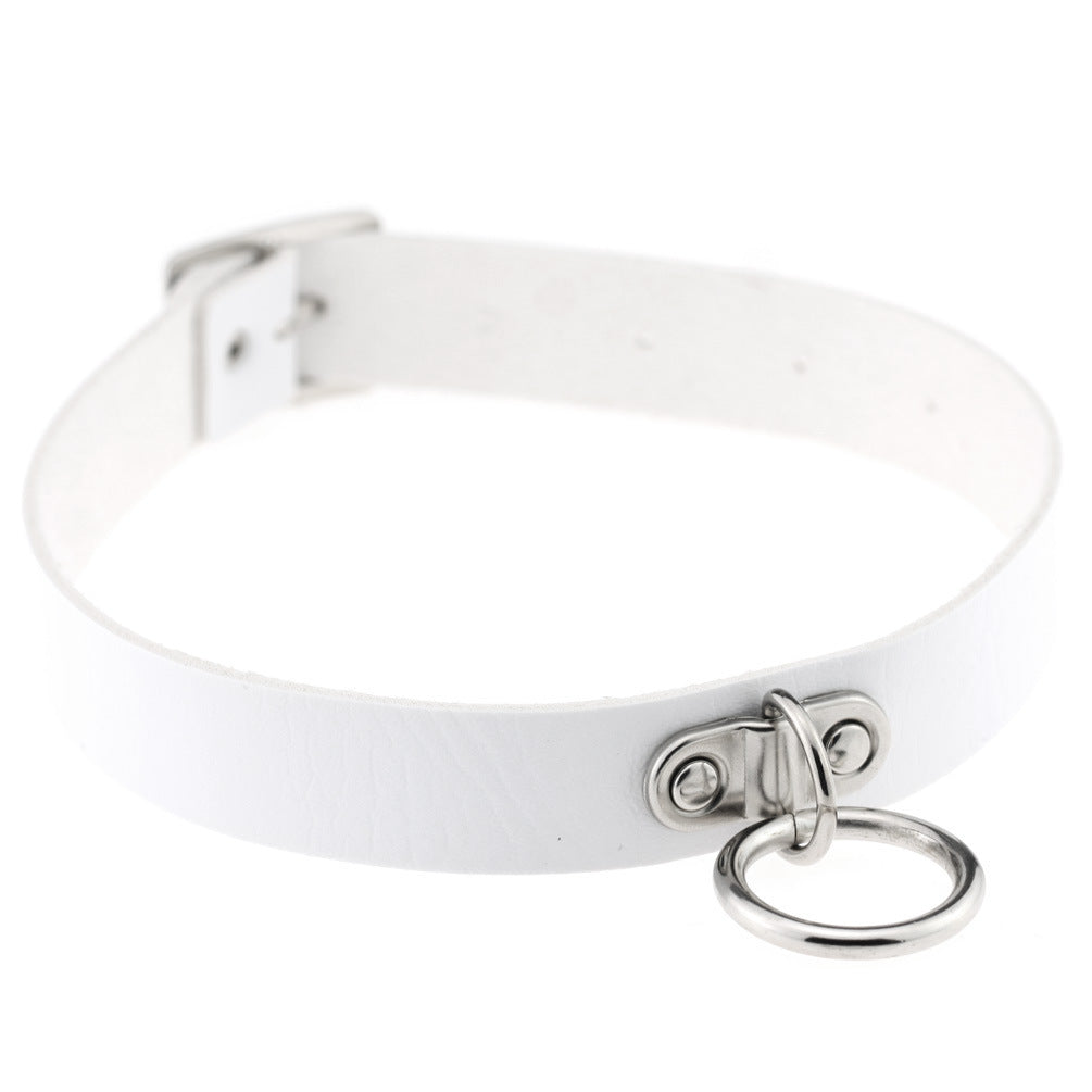 Leather Choker Necklace