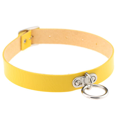 Leather Choker Necklace