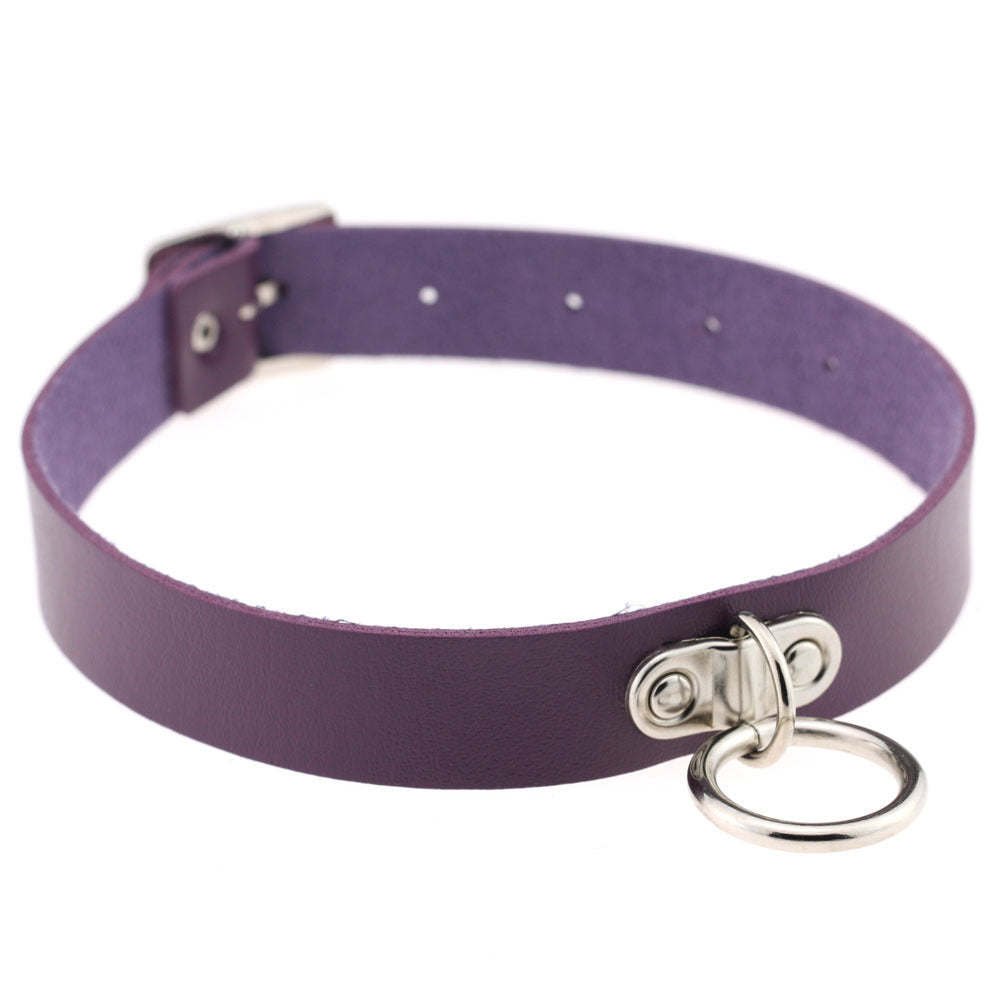 Leather Choker Necklace