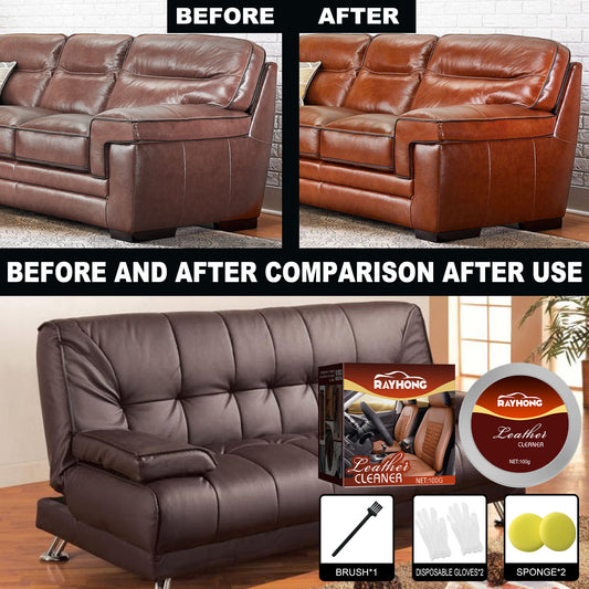 Leather Cleaning and Repair Cream for Furniture and Apparel
