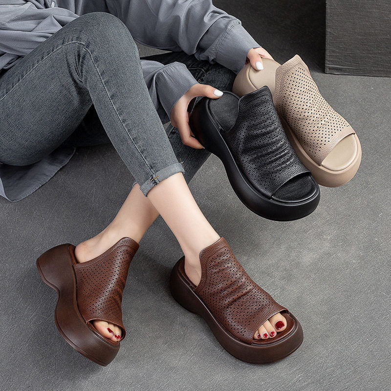 leather clogs