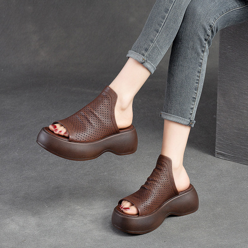 leather clogs