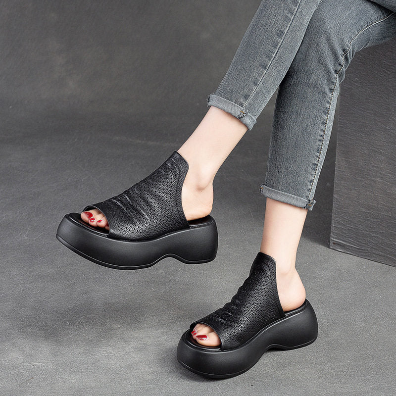 leather clogs