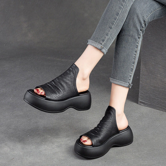leather clogs