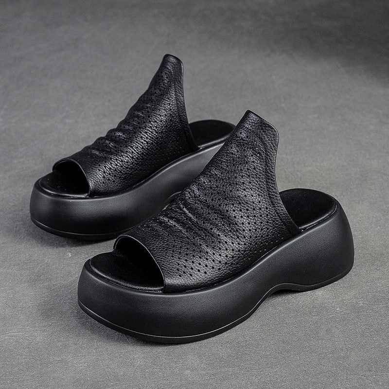 leather clogs