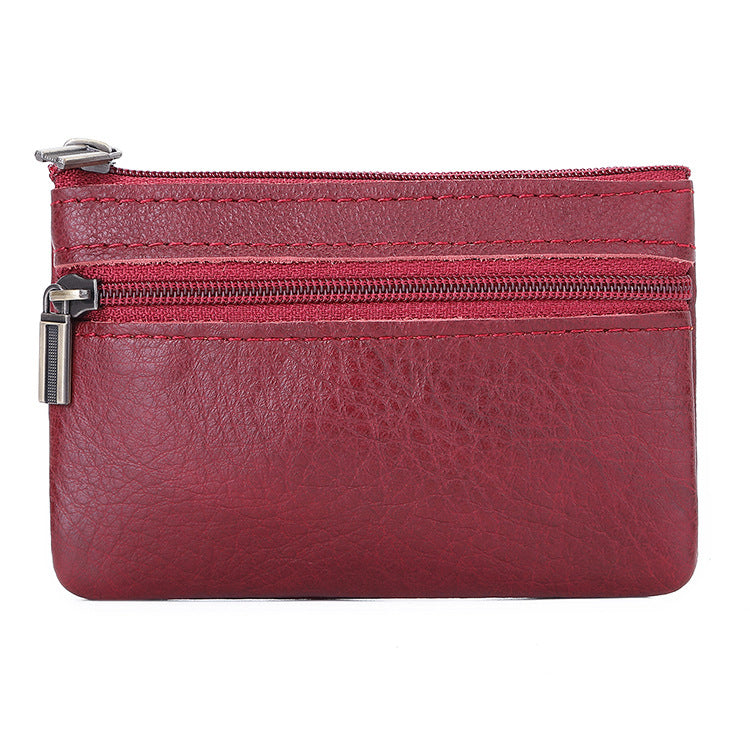 Leather coin purse