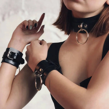 Leather Collar Bracelet