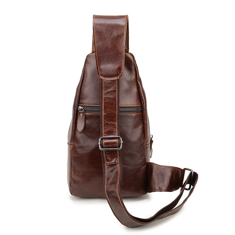 Leather crossbody bag