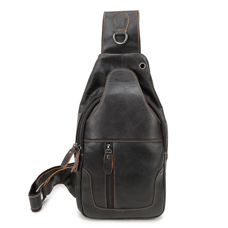 Leather crossbody bag