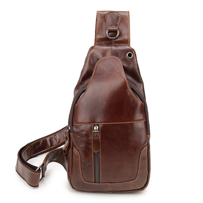 Leather crossbody bag