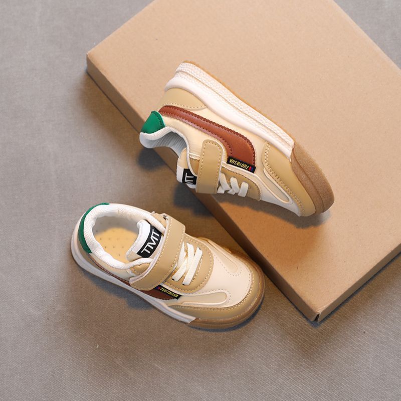 Leather Dexun casual shoes for small and medium-sized boys