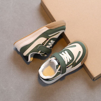 Leather Dexun casual shoes for small and medium-sized boys