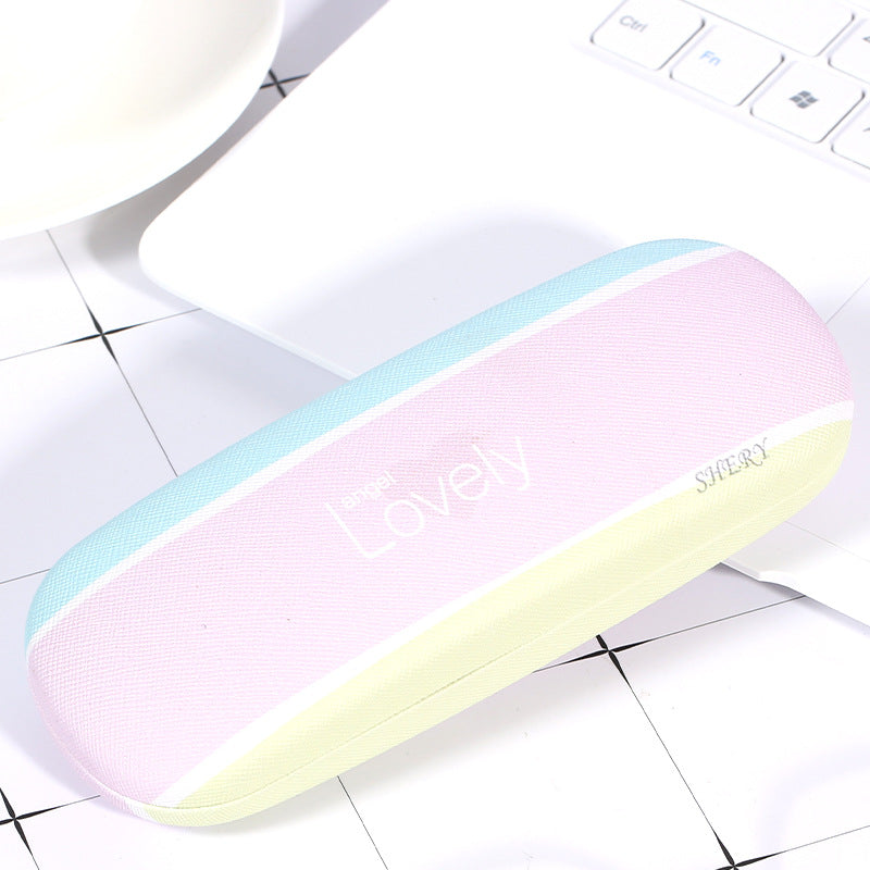 Leather eyeglass case