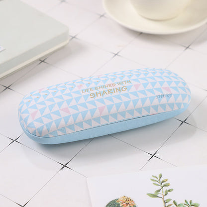 Leather eyeglass case