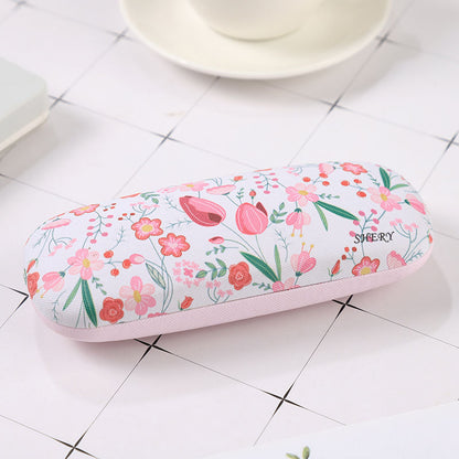Leather eyeglass case
