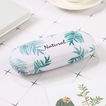 Leather eyeglass case