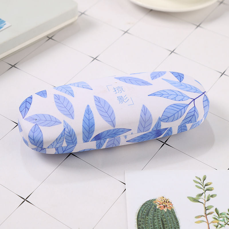 Leather eyeglass case