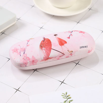 Leather eyeglass case
