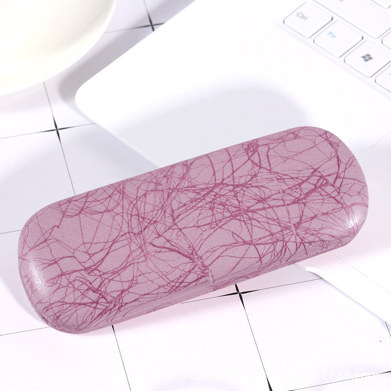 Leather eyeglass case