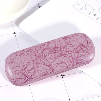Leather eyeglass case