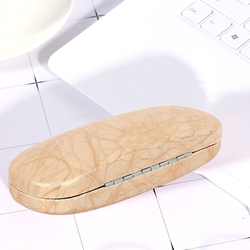 Leather eyeglass case