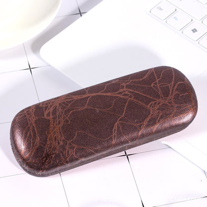 Leather eyeglass case