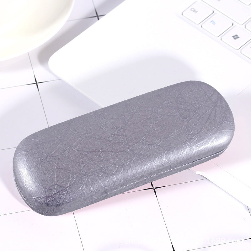 Leather eyeglass case