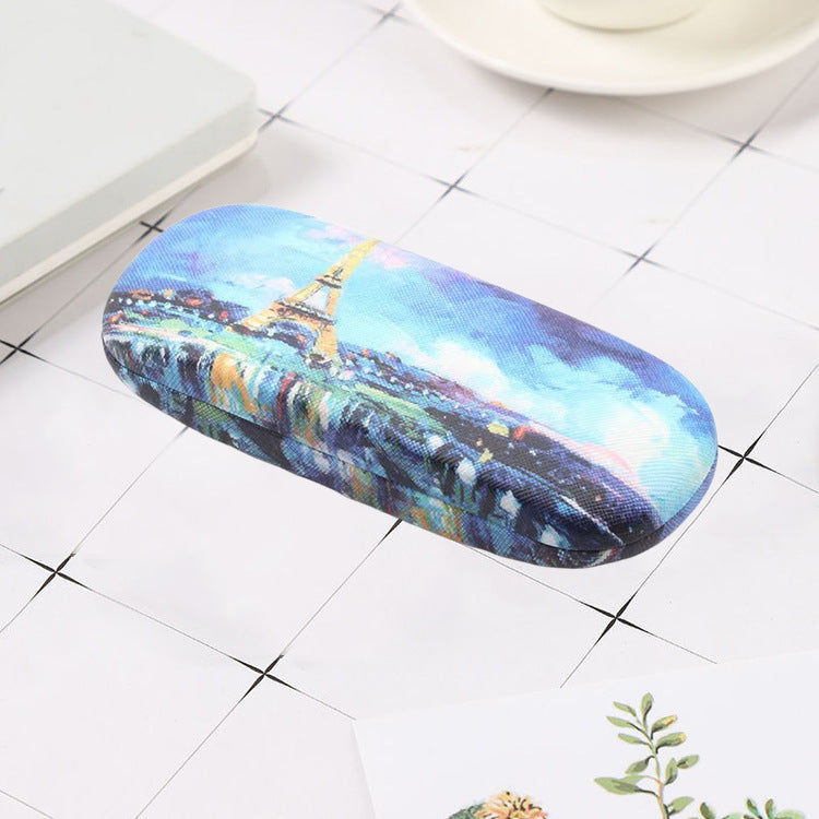 Leather eyeglass case