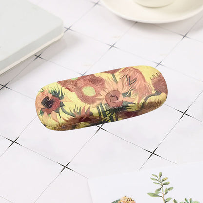 Leather eyeglass case
