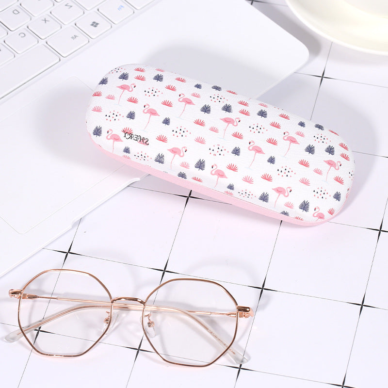 Leather eyeglass case