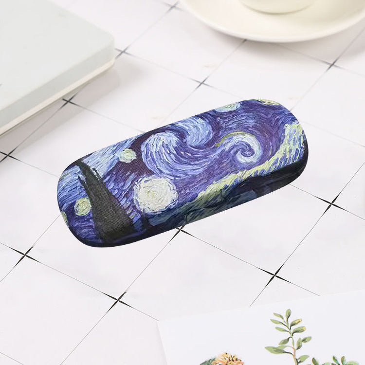 Leather eyeglass case