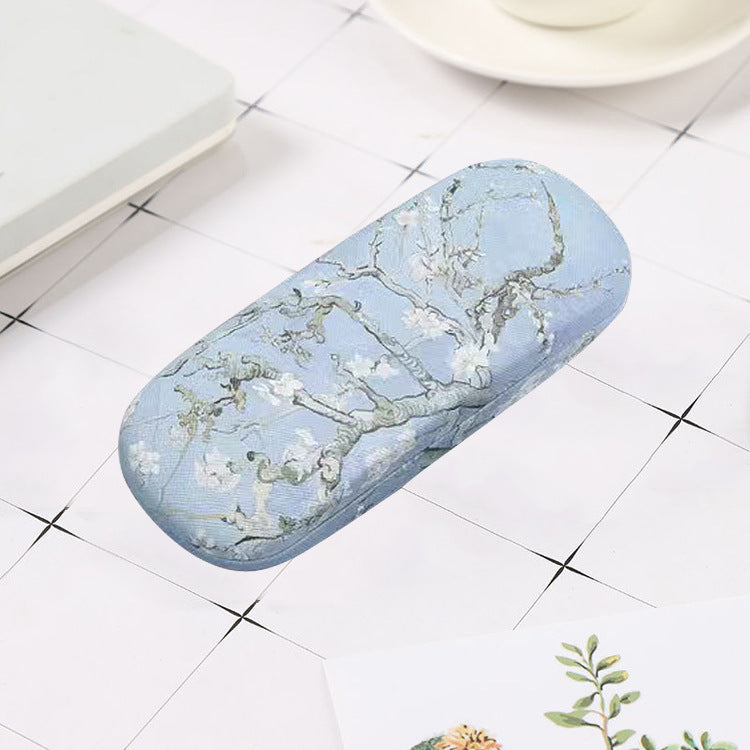 Leather eyeglass case