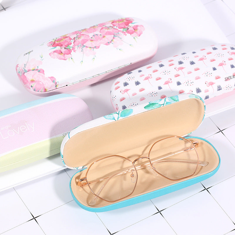 Leather eyeglass case