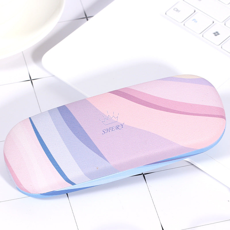 Leather eyeglass case