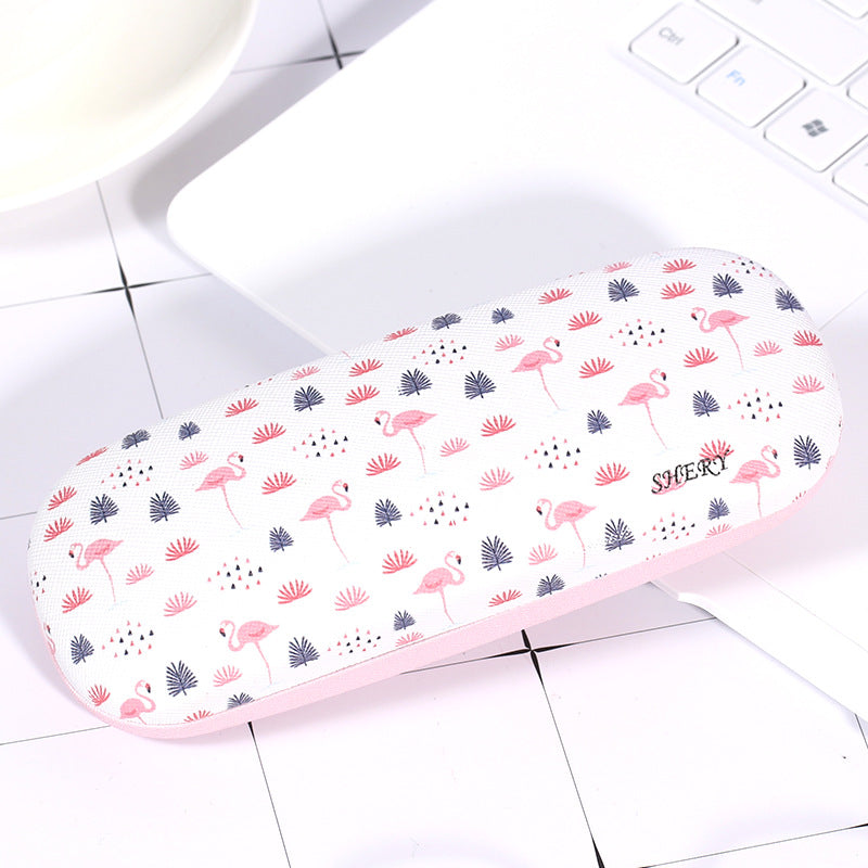 Leather eyeglass case