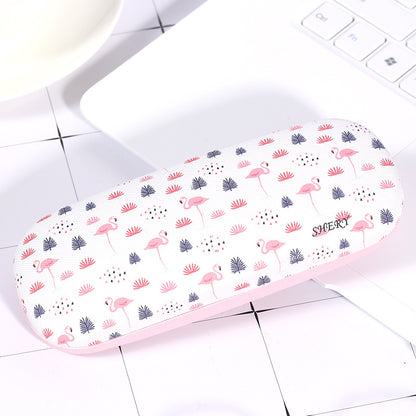 Leather eyeglass case