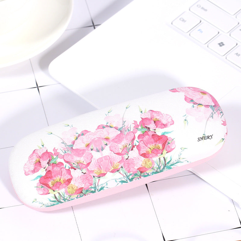 Leather eyeglass case