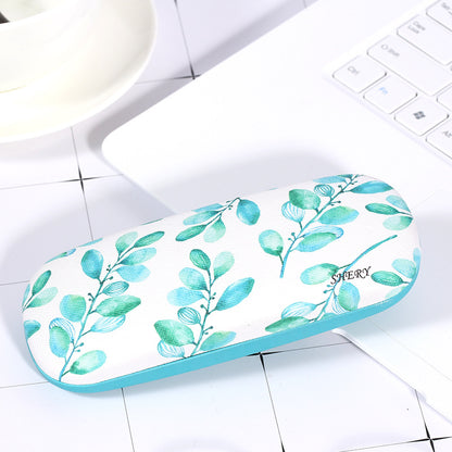 Leather eyeglass case