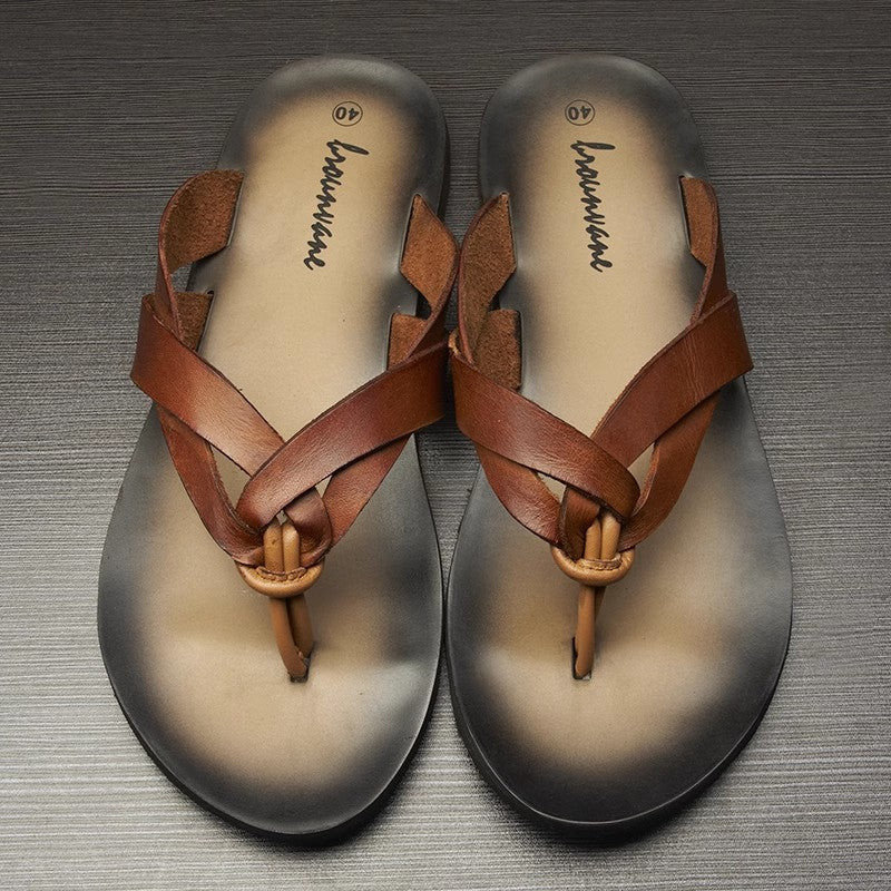 Leather Flip Flops