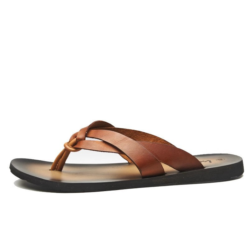 Leather Flip Flops
