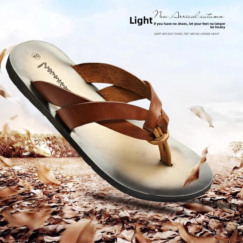 Leather Flip Flops