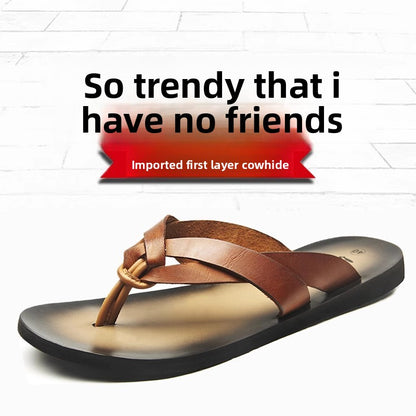 Leather Flip Flops