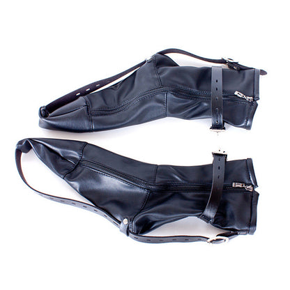 Leather Foot Restraint Bag for Adult Use