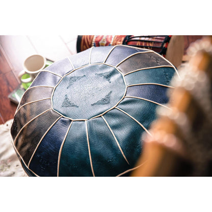 leather futon cushion
