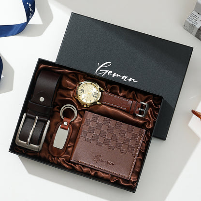 leather gift set