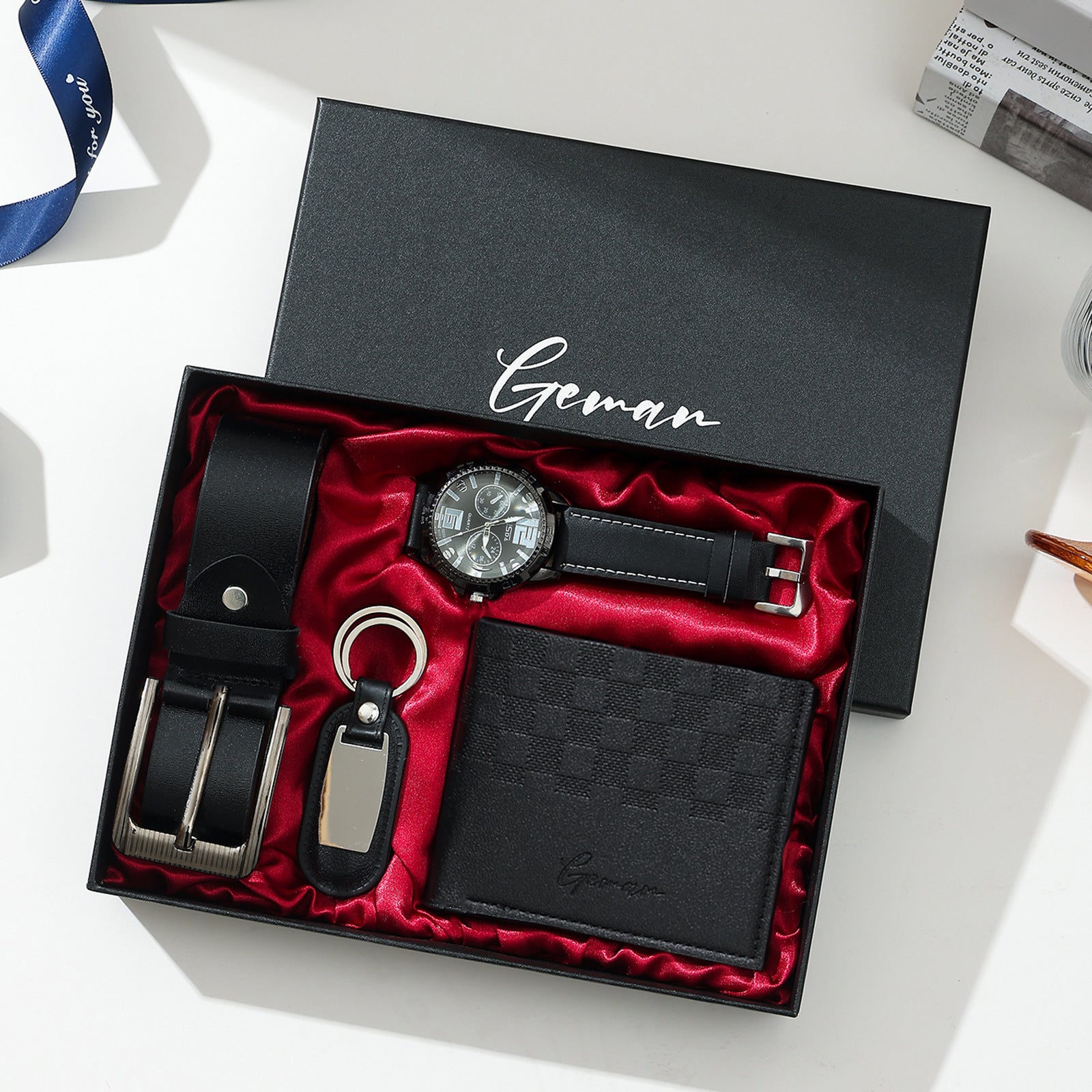 leather gift set