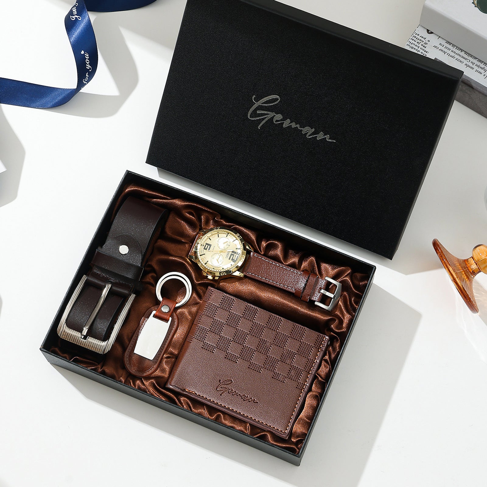 leather gift set